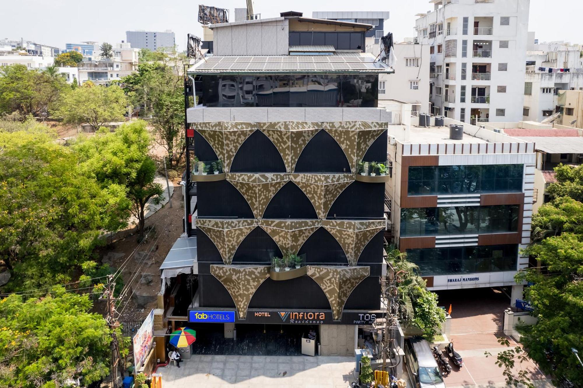 Hotel Oriva Vinflora Residency - Nr Lv Prasad Hospital, Banjara Hills Hyderabad Exterior foto